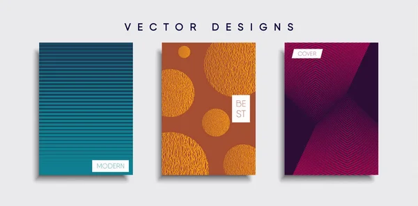 Vektor Cover Designs Zukünftige Plakatvorlage Smartphone Mit Modernem Hintergrund — Stockvektor