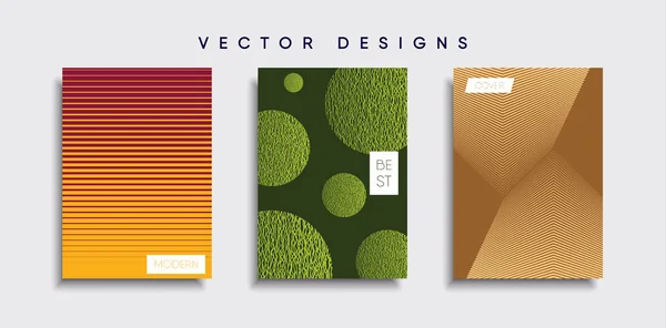 Vektor Cover Designs Zukünftige Plakatvorlage Smartphone Mit Modernem Hintergrund — Stockvektor