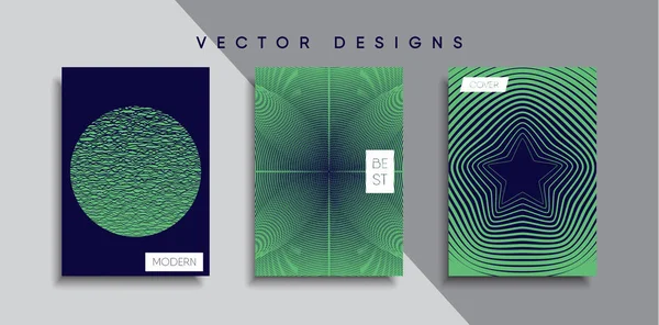 Vektor Cover Designs Zukünftige Plakatvorlage Smartphone Mit Modernem Hintergrund — Stockvektor