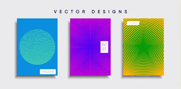 Vektor Cover Designs Zukünftige Plakatvorlage Smartphone Mit Modernem Hintergrund — Stockvektor