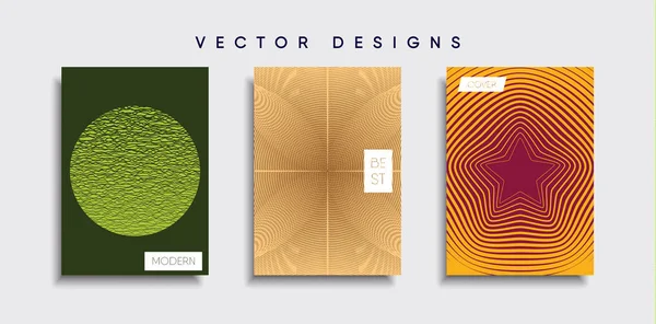 Vektor Cover Designs Zukünftige Plakatvorlage Smartphone Mit Modernem Hintergrund — Stockvektor