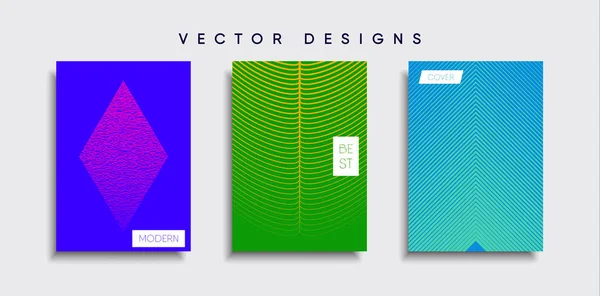 Vektor Cover Designs Zukünftige Plakatvorlage Smartphone Mit Modernem Hintergrund — Stockvektor