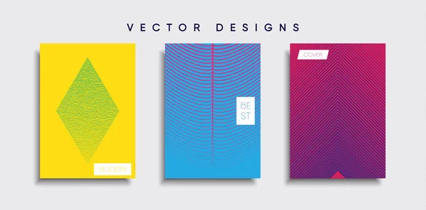 Vektor Cover Designs Zukünftige Plakatvorlage Smartphone Mit Modernem Hintergrund — Stockvektor