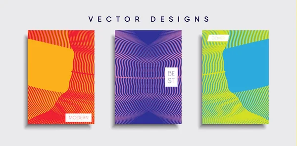 Vektor Cover Designs Zukünftige Plakatvorlage Smartphone Mit Modernem Hintergrund — Stockvektor