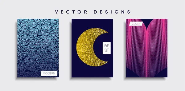 Vektor Cover Designs Zukünftige Plakatvorlage Smartphone Mit Modernem Hintergrund — Stockvektor