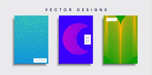 Vektor Cover Designs Zukünftige Plakatvorlage Smartphone Mit Modernem Hintergrund — Stockvektor