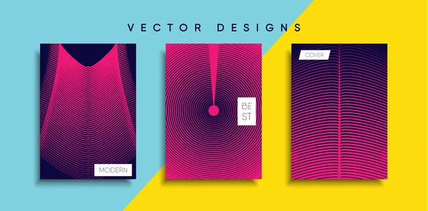 Vektor Cover Designs Zukünftige Plakatvorlage Smartphone Mit Modernem Hintergrund — Stockvektor