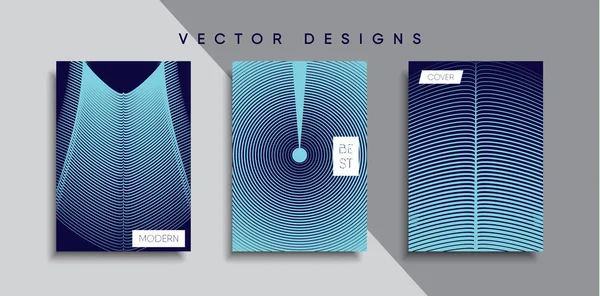 Vektor Cover Designs Zukünftige Plakatvorlage Smartphone Mit Modernem Hintergrund — Stockvektor