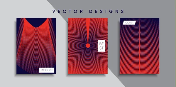 Vektor Cover Designs Zukünftige Plakatvorlage Smartphone Mit Modernem Hintergrund — Stockvektor