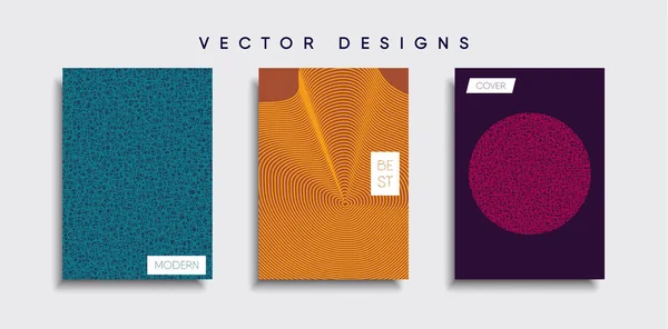 Vektor Cover Designs Zukünftige Plakatvorlage Smartphone Mit Modernem Hintergrund — Stockvektor