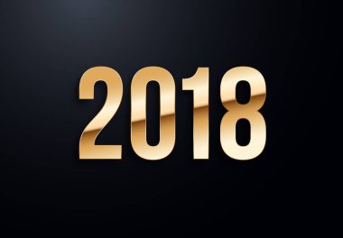 Altın etkileri ile tatil harfler. Yüksek kaliteli vektör çizim