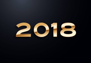 Altın etkileri ile tatil harfler. Yüksek kaliteli vektör çizim