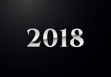 Gümüş etkileri ile tatil harfler. Yüksek kaliteli vektör çizim