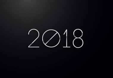 Gümüş etkileri ile tatil harfler. Yüksek kaliteli vektör çizim