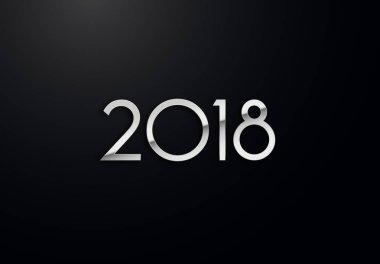 Gümüş etkileri ile tatil harfler. Yüksek kaliteli vektör çizim