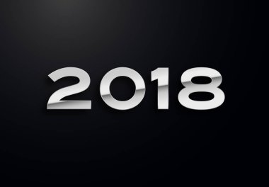 Gümüş etkileri ile tatil harfler. Yüksek kaliteli vektör çizim