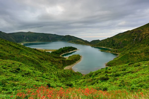 Una Las Lagunas Más Bellas Isla Sao Miguel Las Azores —  Fotos de Stock