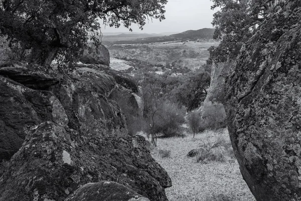 Plasencia Yakınlarındaki Valcorchero Nun Doğal Alanındaki Manzara Extremadura Spanya — Stok fotoğraf