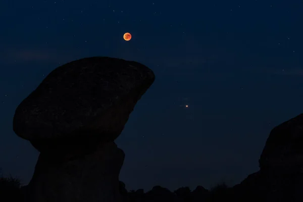 étoile Filante Photographie Nuit Dans Région Naturelle