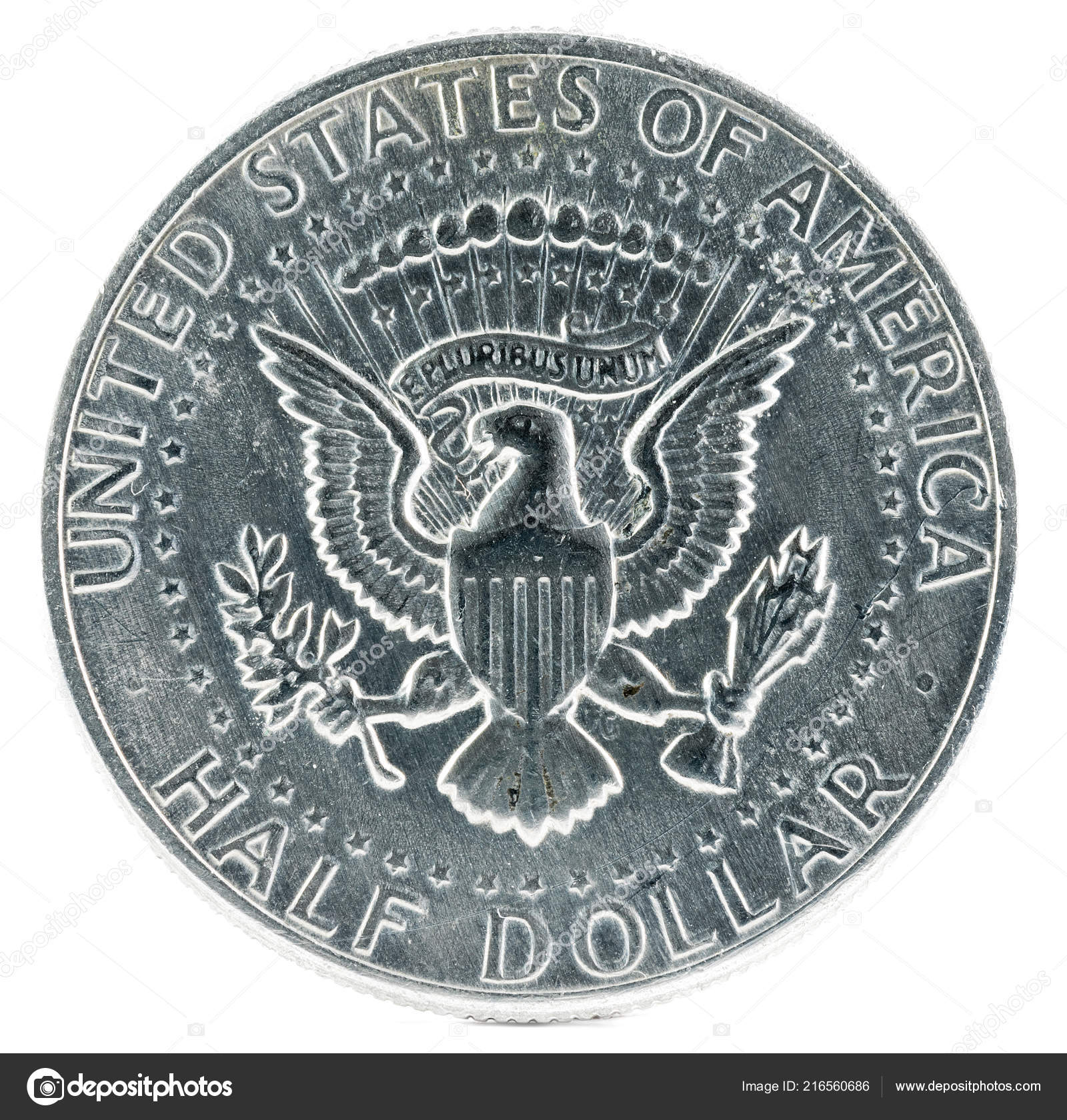 美国硬币半美元1971 肯尼迪——图库图片© estellez #216560686