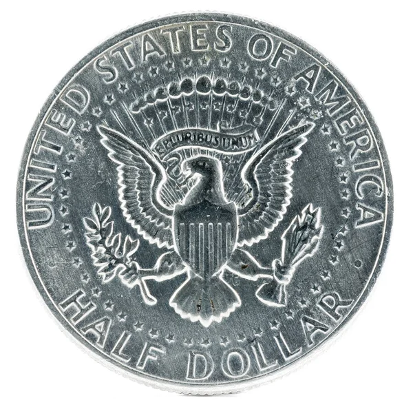 Moneda Los Estados Unidos Medio Dólar 1971 Kennedy Invertir —  Fotos de Stock