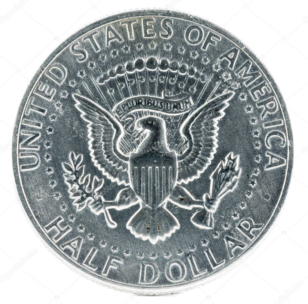 United States Coin. Half Dollar 1971 D. Kennedy. Reverse.