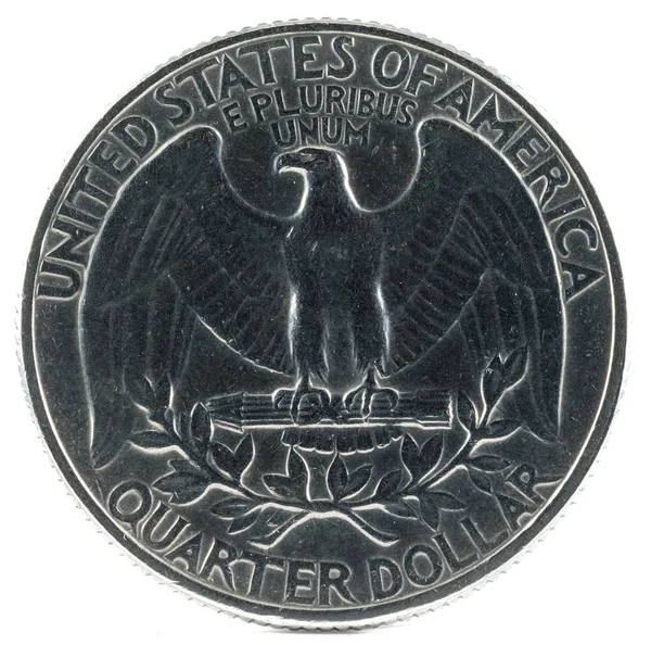 United States Coin Quarter Dollar 1969 Reverse — Stock Photo, Image