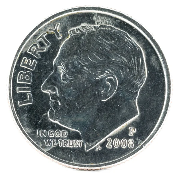 États Unis Coin One Dime 2008 Avers — Photo