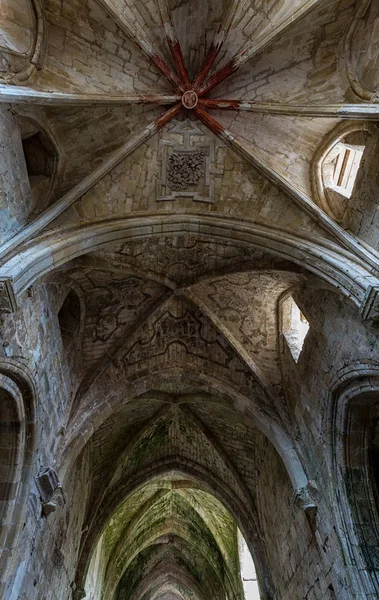 Rioseco España Abril 2018 Cúpula Iglesia Monasterio Santa Maria Rioseco — Foto de Stock