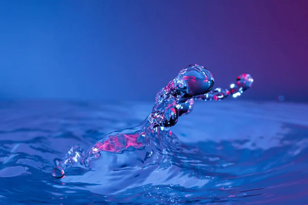 水抽象滴 — 图库照片