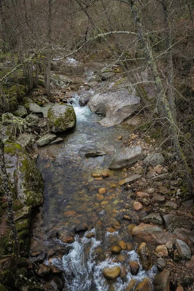 Ποταμός Φράνσια Τοπίο Στο Φυσικό Πάρκο Batuecas Ισπανία — Φωτογραφία Αρχείου