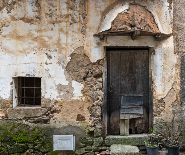 Puerta Antigua Histórica Ciudad Miranda Del Castanar España — Foto de Stock