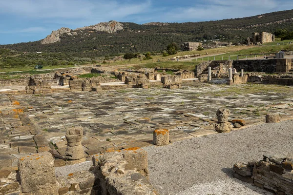 Rzymskie Ruiny Baelo Claudia Położone Pobliżu Tarify Andaluzja Hiszpania — Zdjęcie stockowe
