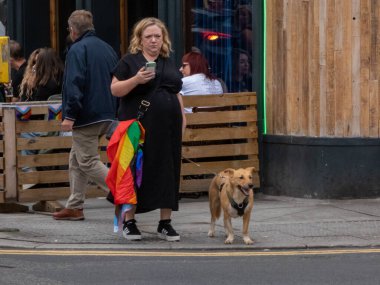 Glasgow 'un Onur Madalyası 19 Temmuz 2025. Glasgow, İskoçya sokaklarında. Kelvingrove Park 'tan başlayarak şehir merkezine gitti ve Barrowland Park' ta LGBTQ + insanları desteklemek için bitirdi. 