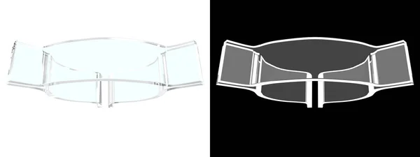 Illusztráció Üveg Hólyag Szimbólum — Stock Fotó