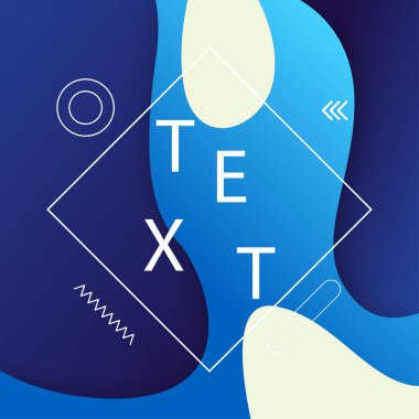 Sıvı renk arka plan tasarımı. Sıvı degrade şekilleri kompozisyon. vektör çizim