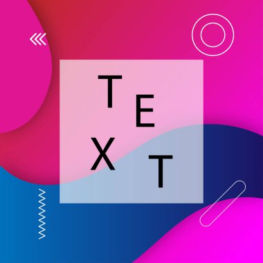 Sıvı renk arka plan tasarımı. Sıvı degrade şekilleri kompozisyon. vektör çizim