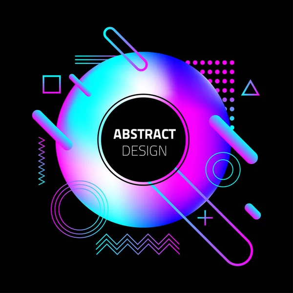 Sıvı renk arka plan tasarımı. Sıvı degrade şekilleri kompozisyon. vektör çizim