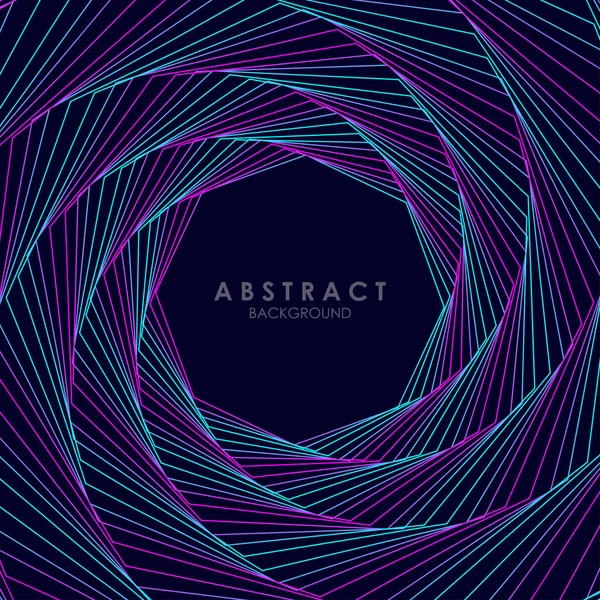 Modern renkli akışı poster. Koyu arka plan dalga sıvı şekil hatları. Vektör çizim 