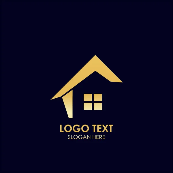 Real Estate Business Logo Template Building Property Development Construction Logo — Stock Vector