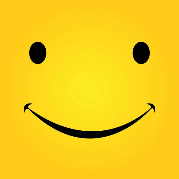 Lächeln Icon Vektor Glückssymbol Lächeln Gesichtsausdruck Vektorillustration — Stockvektor