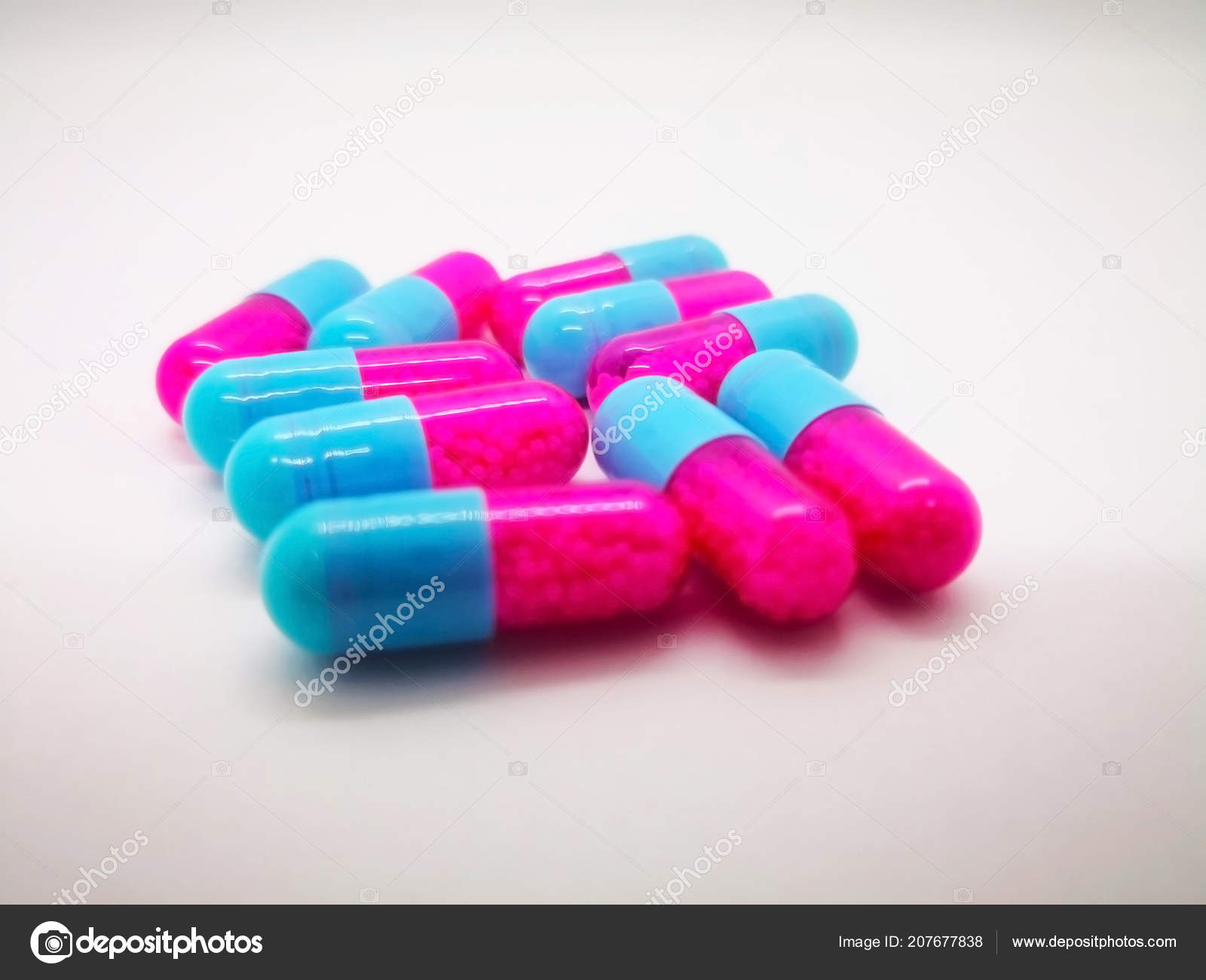 Medication Healthcare Concept Many Pink Blue Capsules Itraconazole 100 Used Stock Photo Image By C Rujirathumdumrong Gmail Com