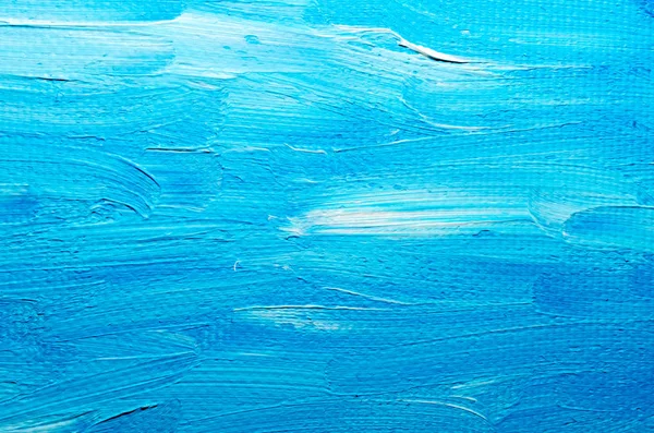 doku mavi yağlı boya tuval makro portre üzerinde