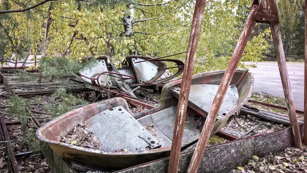 Parque Diversões Abandonado Chernobyl — Fotografia de Stock