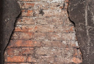 eski püskü kirli tuğla duvar dokusu