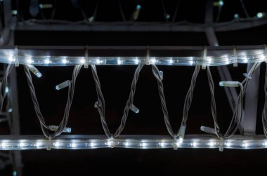 soyut arka plan desen siyah bir arka plan üzerinde küçük lambalar 