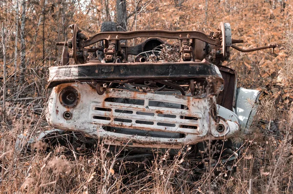 Camión radioactivo roto en Chernobyl — Foto de Stock