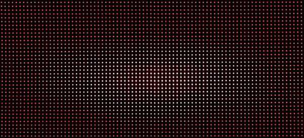 Pattern Luminous Red White Led Dots Lights Black Background — Stock Photo, Image