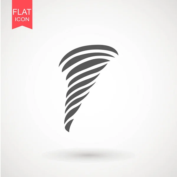 竜巻のアイコン 竜巻嵐アイコンが白い背景に分離されました サイクロン ハリケーンの単純なベクトル図 ストックベクター C Aygunaliyeva