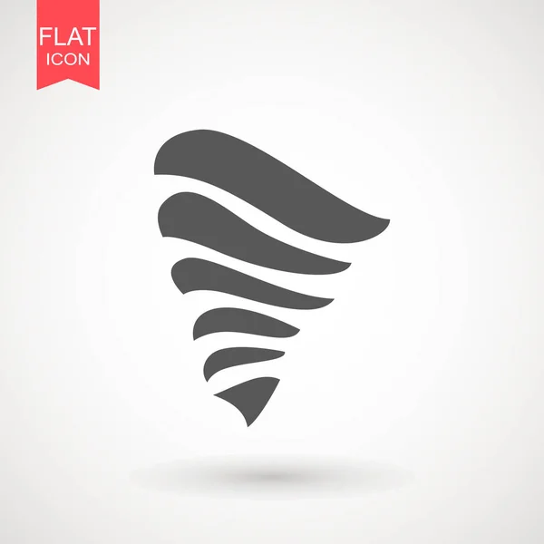 竜巻のアイコン 竜巻嵐アイコンが白い背景に分離されました サイクロン ハリケーンの単純なベクトル図 ストックベクター C Aygunaliyeva